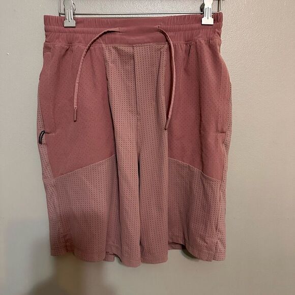 Lululemon Mens Step Back Jump Lined Athletic Shorts Red Dust Size Small - Picture 2 of 8